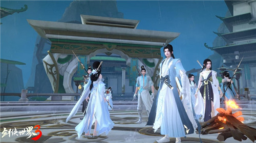 群战武侠盛宴！《剑侠世界3 》高燃战斗震撼感官