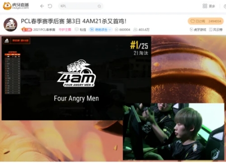 单日三鸡所向披靡，昙花哥逆天独狼秀助4AM锁定半程冠军