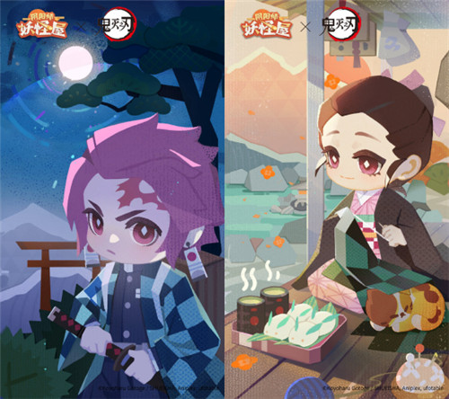《阴阳师：妖怪屋》×《鬼灭之刃》联动版本上线，声优送上祝福视频——灶门兄妹的情报大全