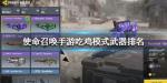 使命召唤手游吃鸡模式武器怎么选