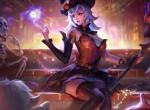 王者荣耀王昭君新皮肤魔女万圣特效展示