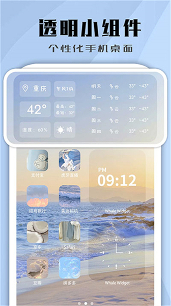 鲸鱼小组件app截图