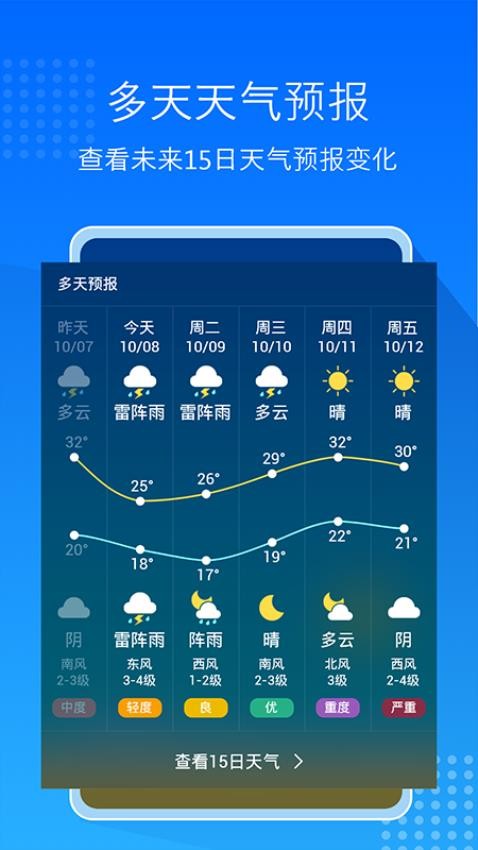 天气预报通截图